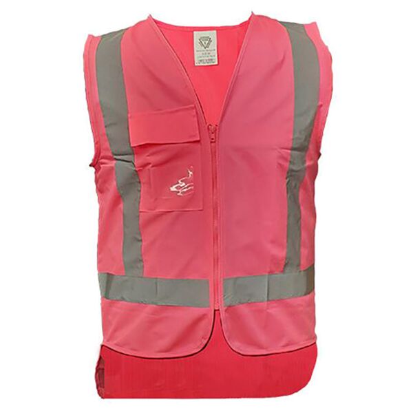 Caution D/N Safety Vest - Pink Thumbnail