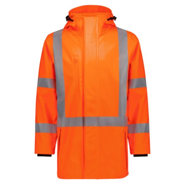 Mens TTMC-W23 Hi Vis X Back Heavy Duty Waterproof Jacket Thumbnail