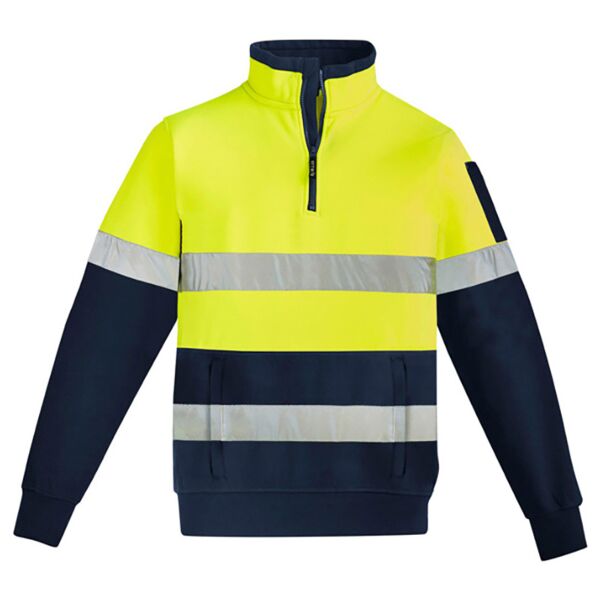 UNISEX HI VIS 1/4 ZIP PULLOVER - HOOP TAPED Thumbnail